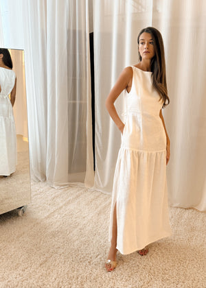 Kelly Linen Maxi Dress